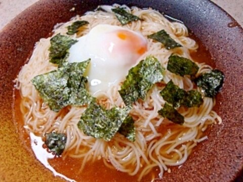 ゴマだれ卵そうめん